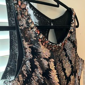 Formal maxi sequin dress